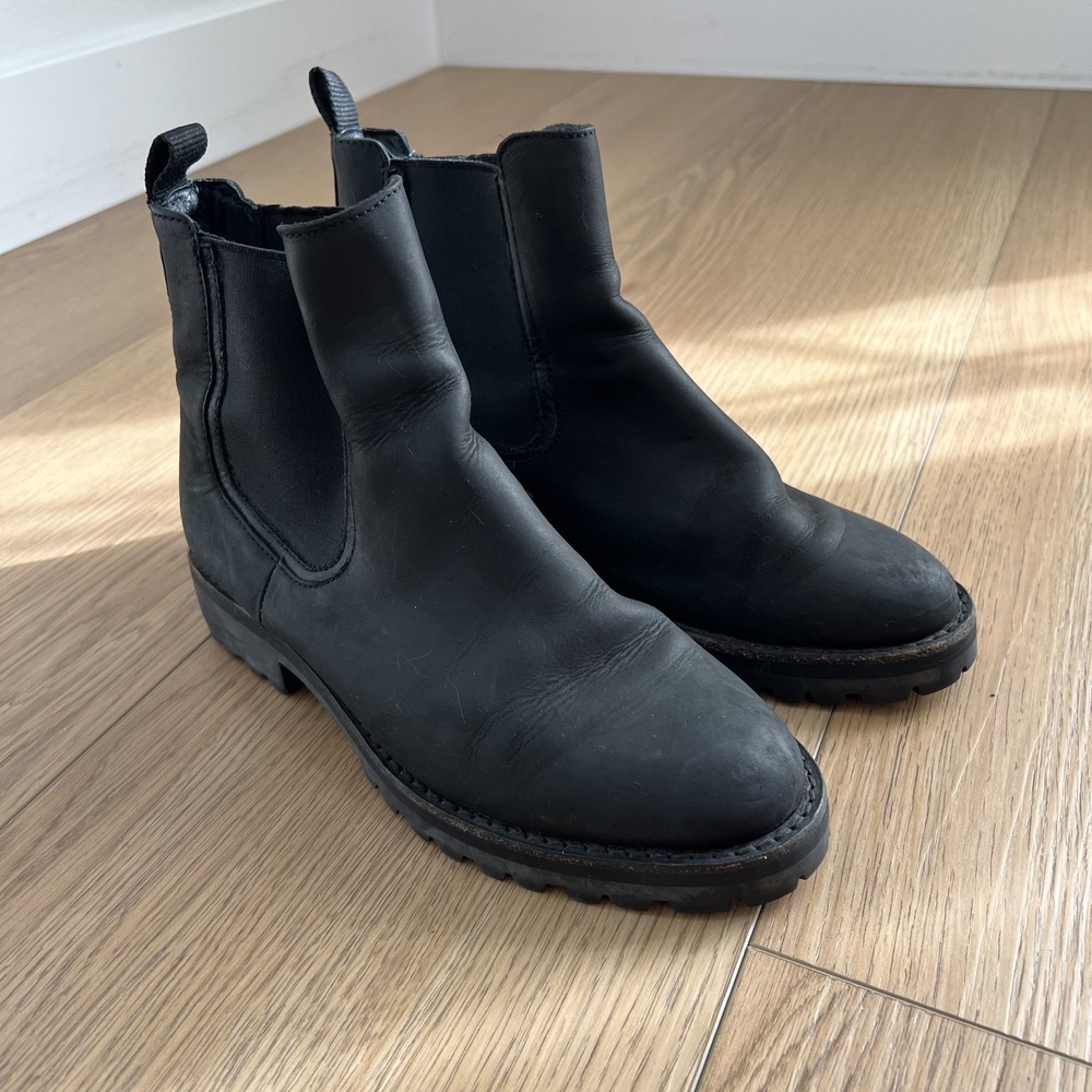 Thursday Boot Legend Chelsea Boots Men's Size 6.5 Black Matte Leather Pull On